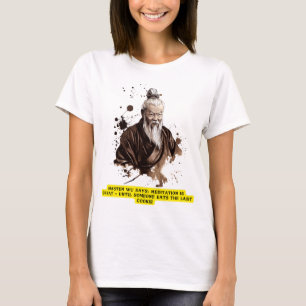 Meister Wu Chinesische Tuschezeichnung T-Shirt