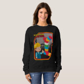 Meisterbauer nie müde Gebäude B Sweatshirt (Vorne ganz)