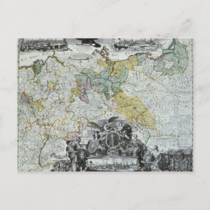 Meisterblatt des preußischen Souverän Postkarte