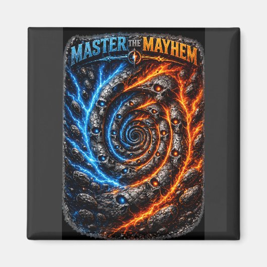 Meistere den Mayhem-Totenkopf – Fire vs Ice Electr Magnet (Vorne)