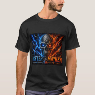 Meistere den Mayhem-Totenkopf – Fire vs Ice Electr T-Shirt