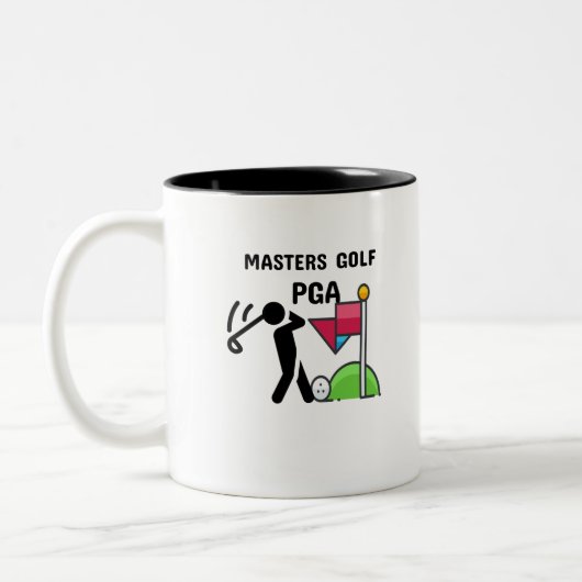 Meistergolfpga Zweifarbige Tasse (Links)