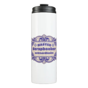 „Meisterhaftes Scrapbooking-Extraordinaire“ Thermosbecher