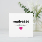 Meisterin am Top Karte (Stehend Vorderseite)
