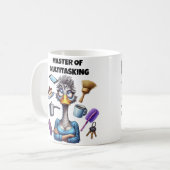 Meisterin der Multitasking-Mama Kaffeetasse (Vorderseite Links)