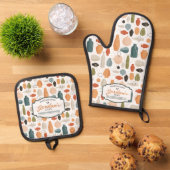 Meisterkoch-Set Ofenhandschuh & Topflappen-Set (Oben Unten)