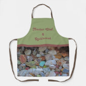 Meisterkoch und Rockhound Steinsammlung Natur Schürze (Vorderseite)