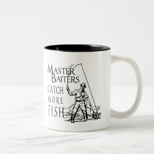 MEISTERKÖDER FANGEN MEHR FISCHE T-Shirt Zweifarbige Tasse