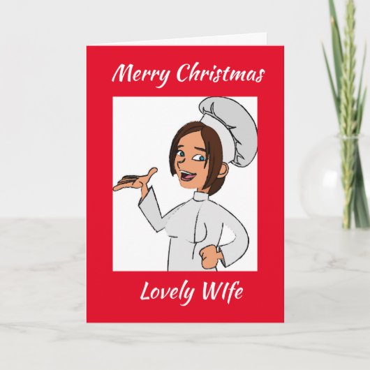 MEISTERN *UNTER MISTLETOE****EHEFRAU*** FERIENKART FEIERTAGSKARTE (Vorderseite)