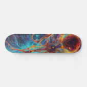 Meisterschaft der farbenfrohen Muster: Einzigartig Skateboard (Horizontal)
