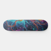 Meisterschaft der farbenfrohen Muster: Einzigartig Skateboard (Horizontal)