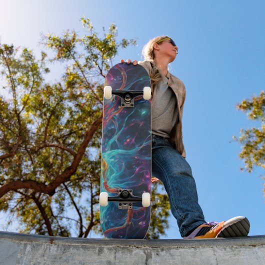 Meisterschaft der farbenfrohen Muster: Einzigartig Skateboard (Außenbereich 1)
