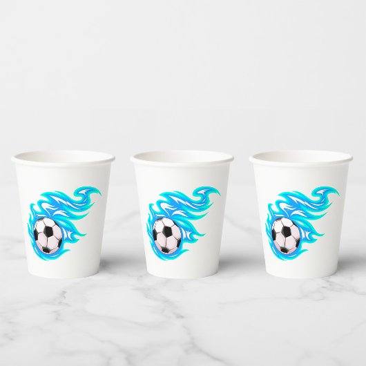 Meisterschaftsfußball Pappbecher