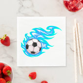 Meisterschaftsfußball Serviette