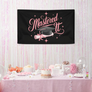 Meisterte Es Master-Abschluss Absolvent MBA-Abschl Banner