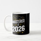 Meisterte Es Master-Abschluss Frau Absolventin M A Kaffeetasse (Links)