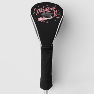 Meisterte es Master-Absolvent MBA-Abschluss Golf Headcover