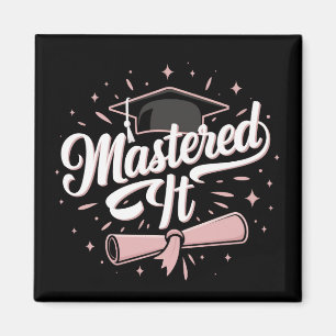 Meisterte es Master-Absolvent MBA-Abschluss Magnet