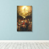 Meisterwerk auf der Leinwand: "Der Triumph....." Leinwanddruck (Insitu (Holzboden))