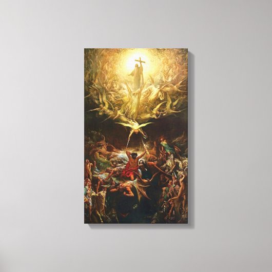 Meisterwerk auf der Leinwand: "Der Triumph....." Leinwanddruck (Vorderseite)