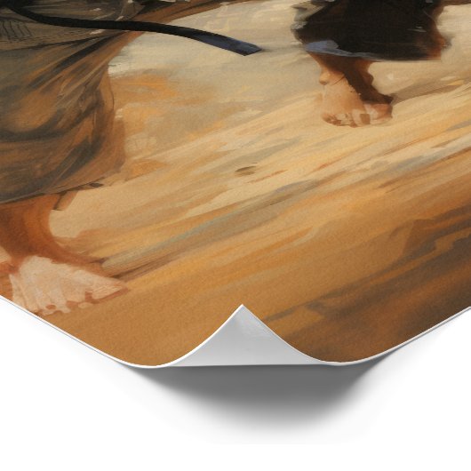 Meisterwerk der faszinierenden Kampfkünste - Stärk Poster (Ecke)