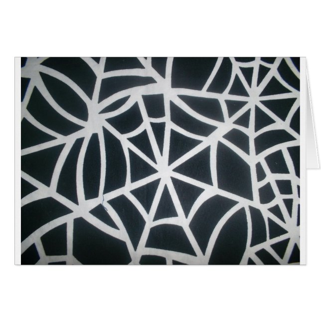 Meisterwerk der Natur: Das Web einer Spinne. (Vorderseite (Horizontal))