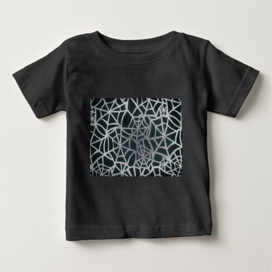 Meisterwerk der Natur: Das Web einer Spinne. Baby T-shirt (Vorderseite)