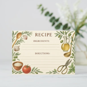 Meisterwerk der Toskana Rezeptkarte