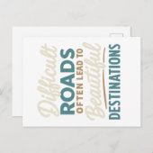 Meisterwerk im Gange - Motivationsangebot Postkarte (Vorne/Hinten)