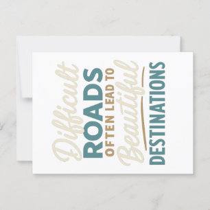 Meisterwerk im Gange - Motivationsangebot Postkarte