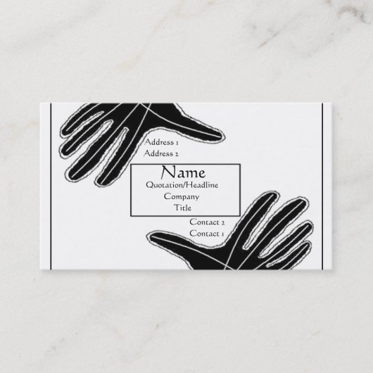 Meisterwerk Visitenkarte (Vorderseite)