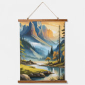 Meisterwerke der Natur: Feiern von Nationalparks Wandteppich Mit Holzrahmen (Vorderseite 2)