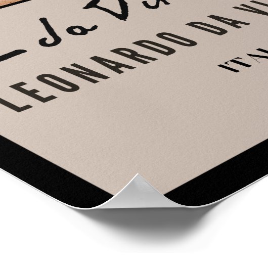 Meisterwerke des Leonardo da Vinci Poster-Set Poster (Ecke)