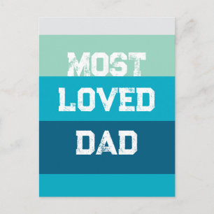 Meistgeliebter Papa Postkarte