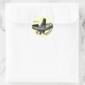 Mejicano-Mexicano Runder Aufkleber (Tasche)