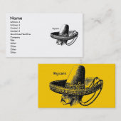 Mejicano-Mexicano-Visitenkarte Visitenkarte (Vorne/Hinten)