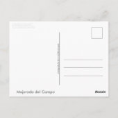 Mejorada del Campo (Spanien) Postkarte (Rückseite)