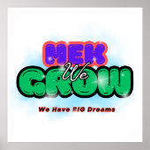 Mek we grow poster (Vorne)
