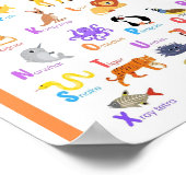 MEKIMI - Tiere Alphabet Illustrativ Poster (Ecke)