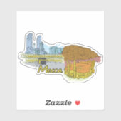 Mekka Aufkleber (Blatt)