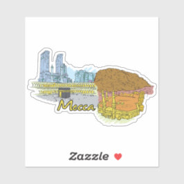 Mekka Aufkleber