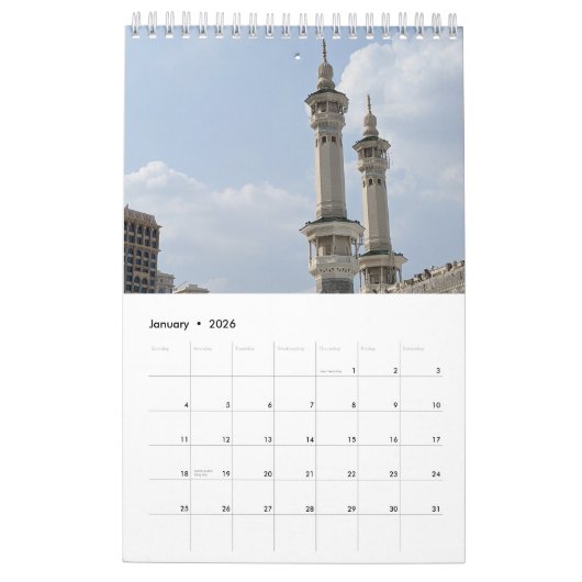 Mekka-Kalender Kalender (Jan 2026)