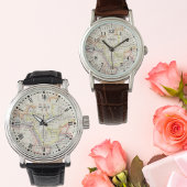 Mekka-Kartenüberwachung für Frauen - Silberfall Armbanduhr