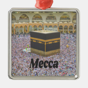 Mekka Saudi-Arabiens Islams heiligste Stadt, Kaaba Ornament Aus Metall