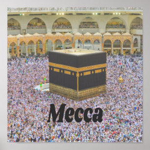 Mekka Saudi-Arabiens Islams heiligste Stadt, Kaaba Poster