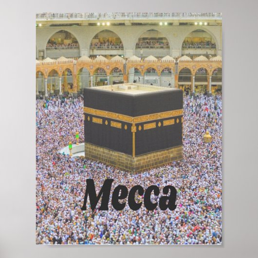 Mekka Saudi-Arabiens Islams heiligste Stadt, Kaaba Poster (Vorne)