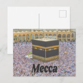Mekka Saudi-Arabiens Islams heiligste Stadt, Kaaba Postkarte (Vorne/Hinten)