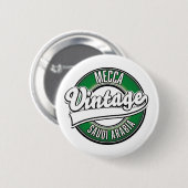 Mekka-Saudi-Arabinie-Vintages Logo Button (Vorne & Hinten)
