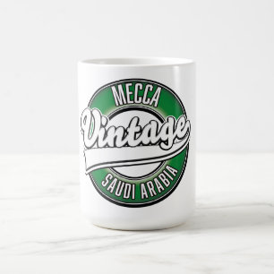 Mekka-Saudi-Arabinie-Vintages Logo Kaffeetasse