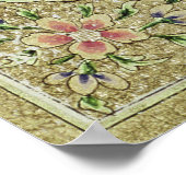 Mekka umgeben von den Bergen von Arafa Poster (Ecke)